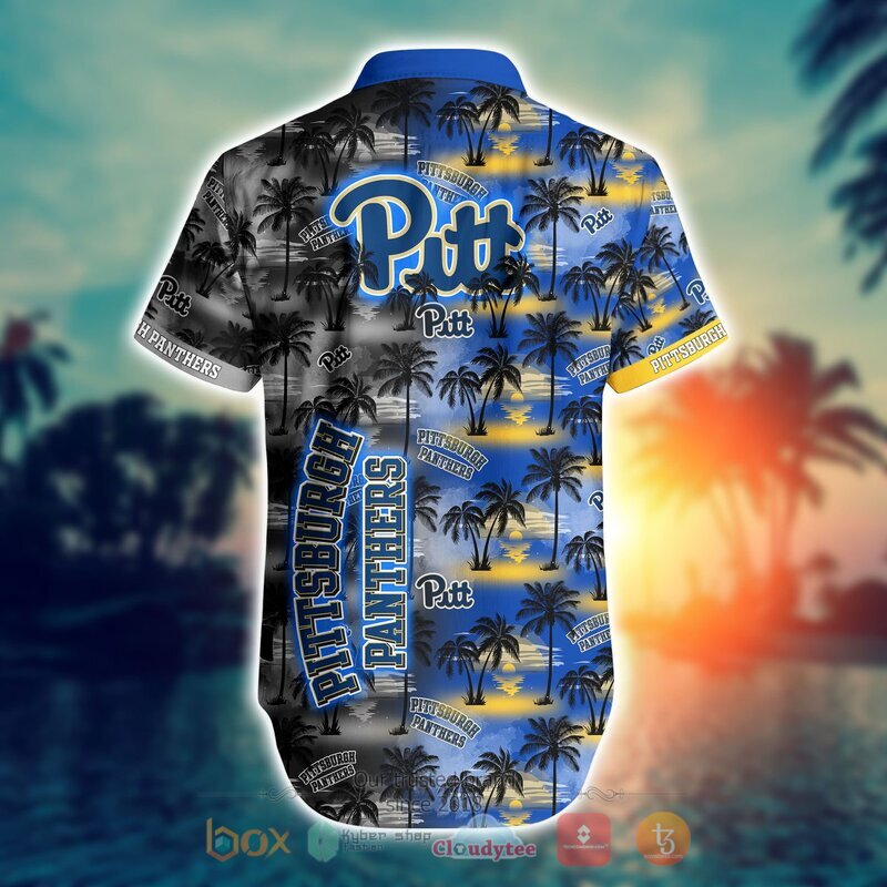 NCAA Pittsburgh Panthers Coconut Hawaiian shirt Short 1 2