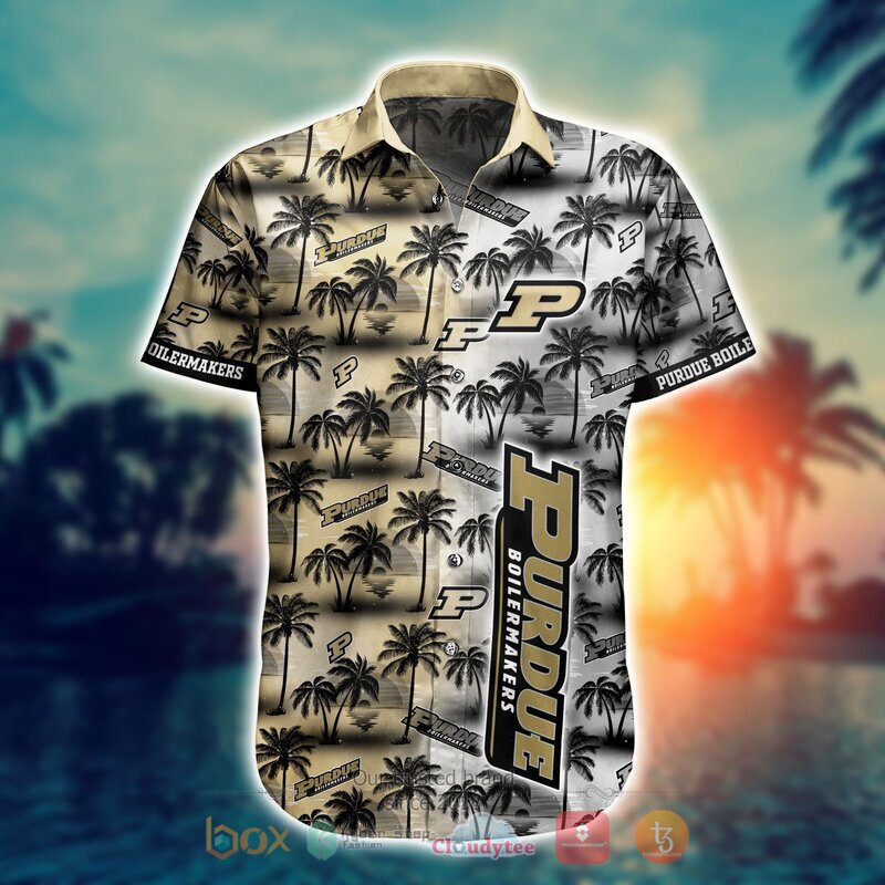 NCAA Purdue Boilermakers Coconut Hawaiian shirt Short 1