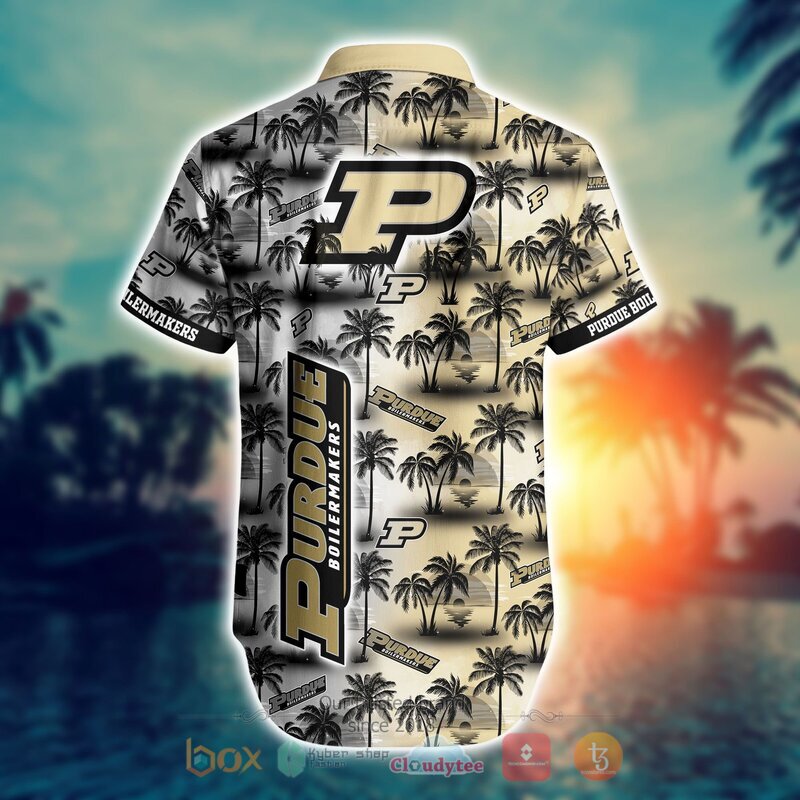 NCAA Purdue Boilermakers Coconut Hawaiian shirt Short 1 2