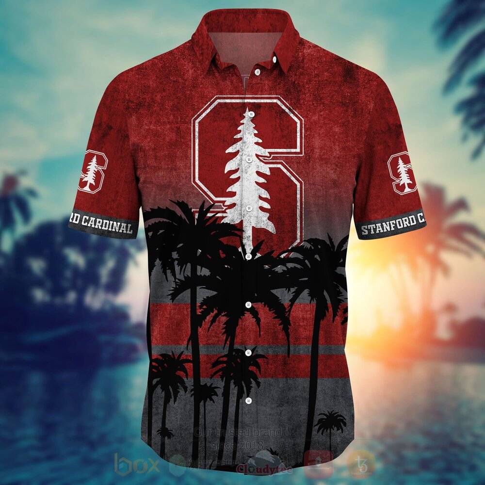 NCAA Stanford Cardinal football Hawaiian Shirt Short 1 2