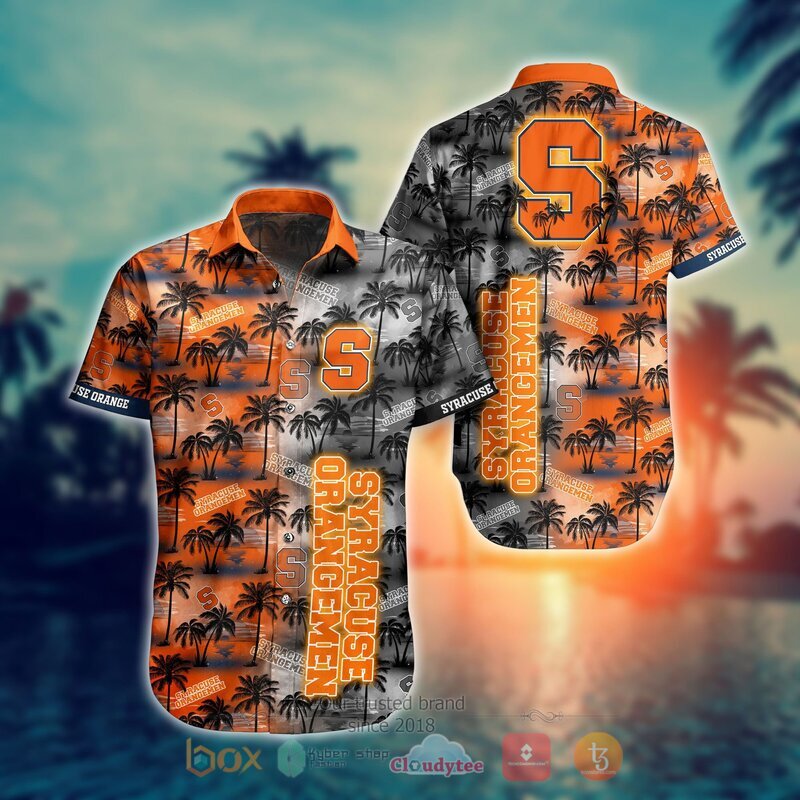 NCAA Syracuse Orange Coconut Hawaiian shirt Short