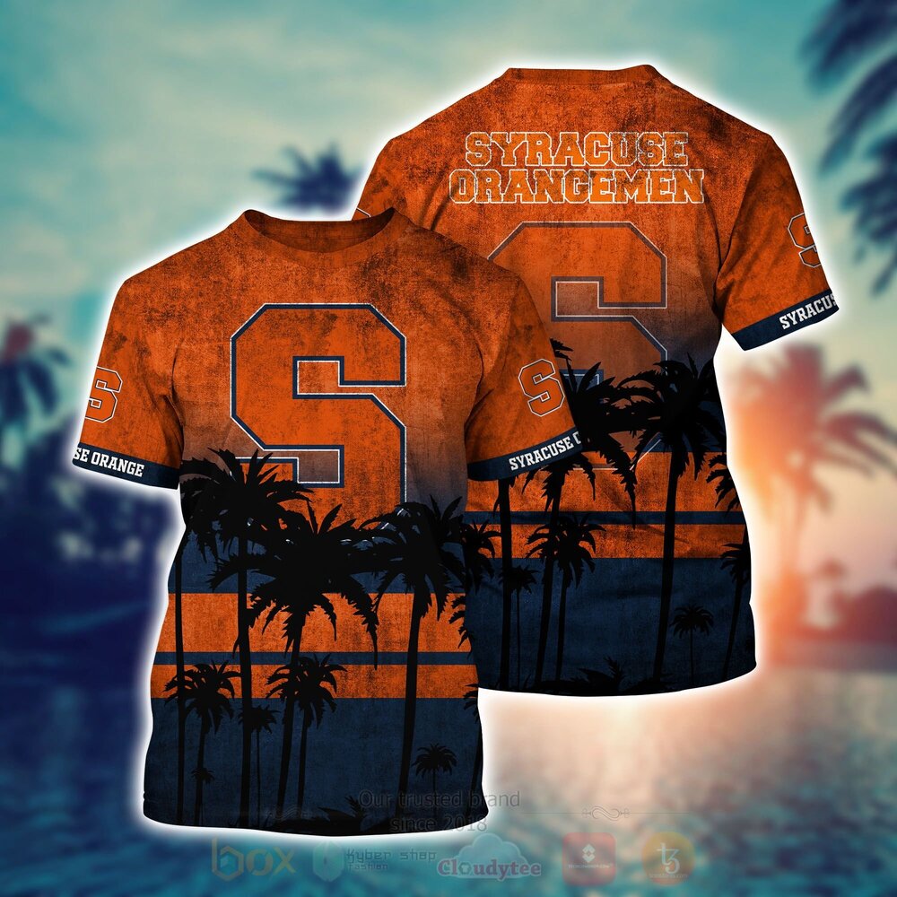 NCAA Syracuse Orange Hawaiian Shirt Short 1