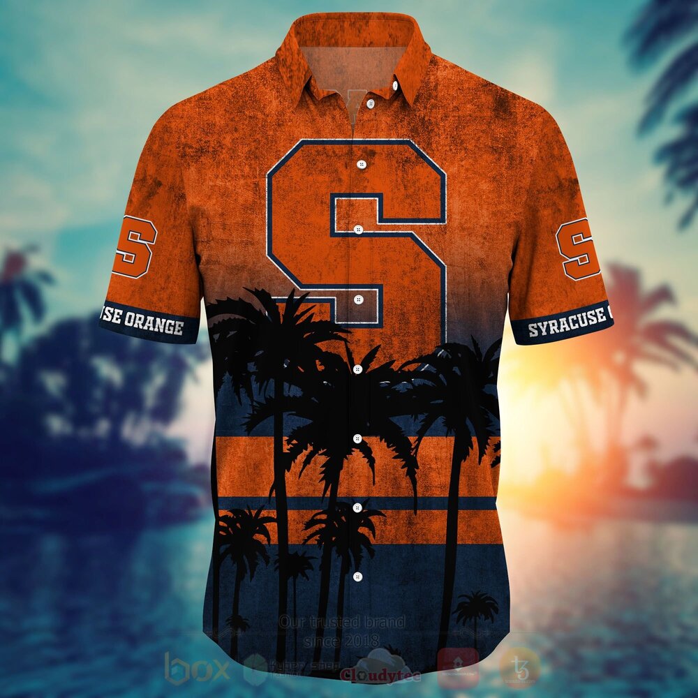 NCAA Syracuse Orange Hawaiian Shirt Short 1 2