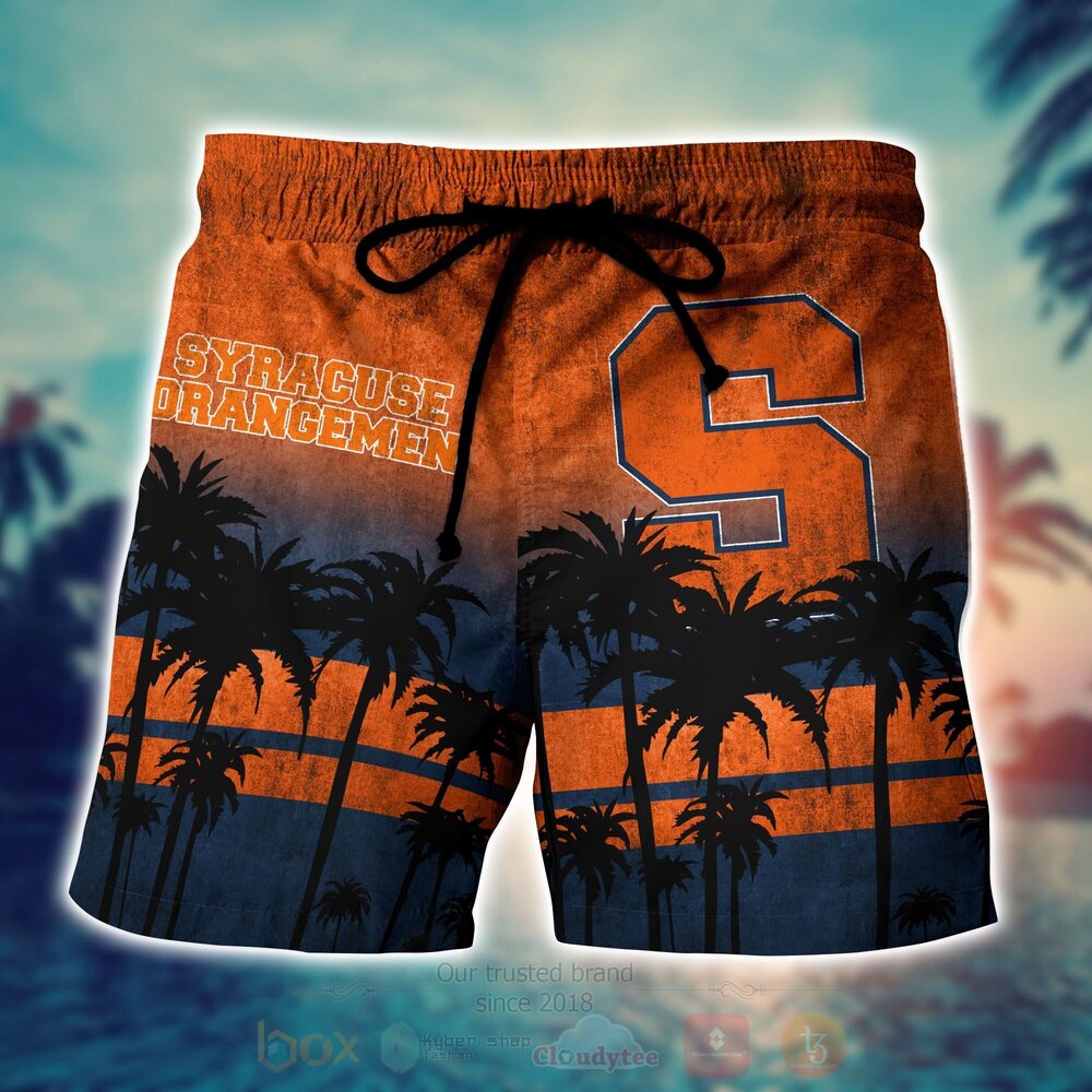 NCAA Syracuse Orange Hawaiian Shirt Short 1 2 3 4
