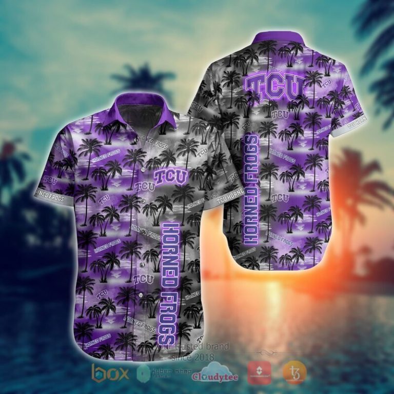 NCAA Tcu Horned Frogs Coconut Hawaiian shirt Short