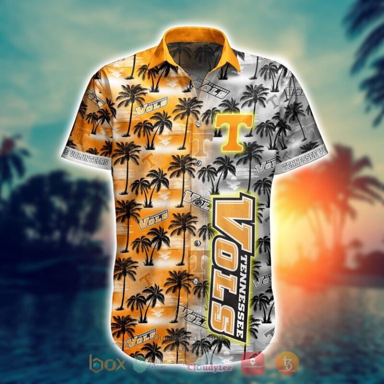 NCAA Tennessee Volunteers Coconut Hawaiian shirt Short 1