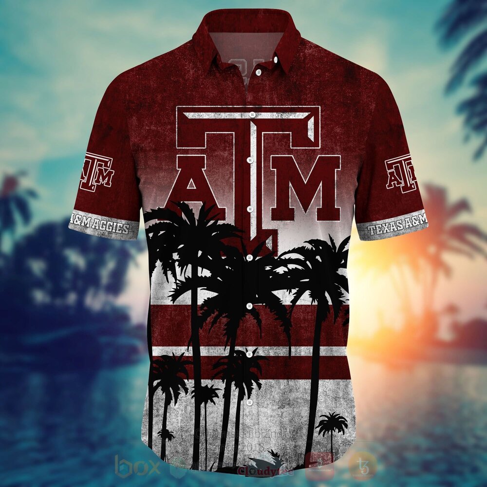 NCAA Texas AM Aggies Hawaiian Shirt Short 1 2