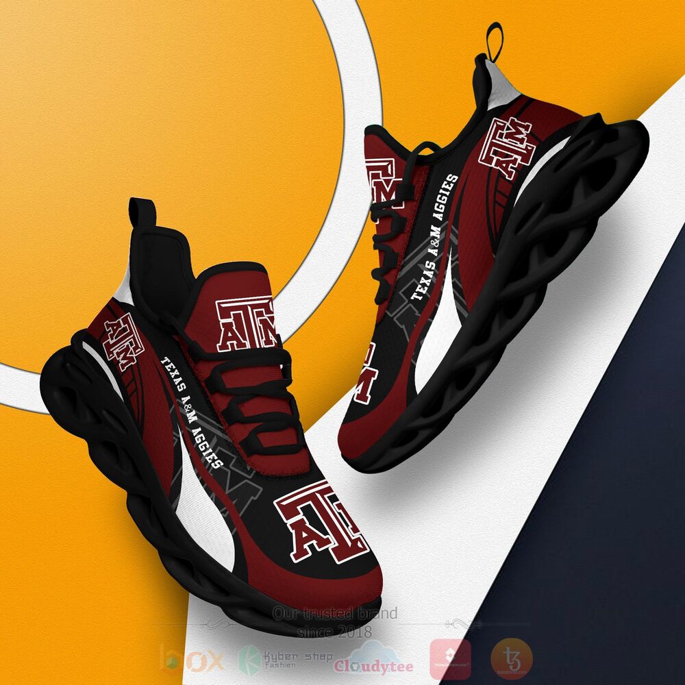 NCAA Texas AM Aggies football Clunky Max Soul Shoes 1