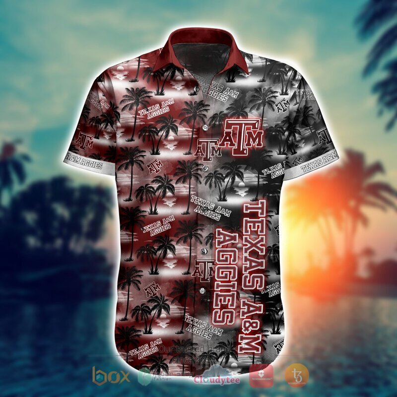 NCAA Texas Atm Aggies Coconut Hawaiian shirt Short 1