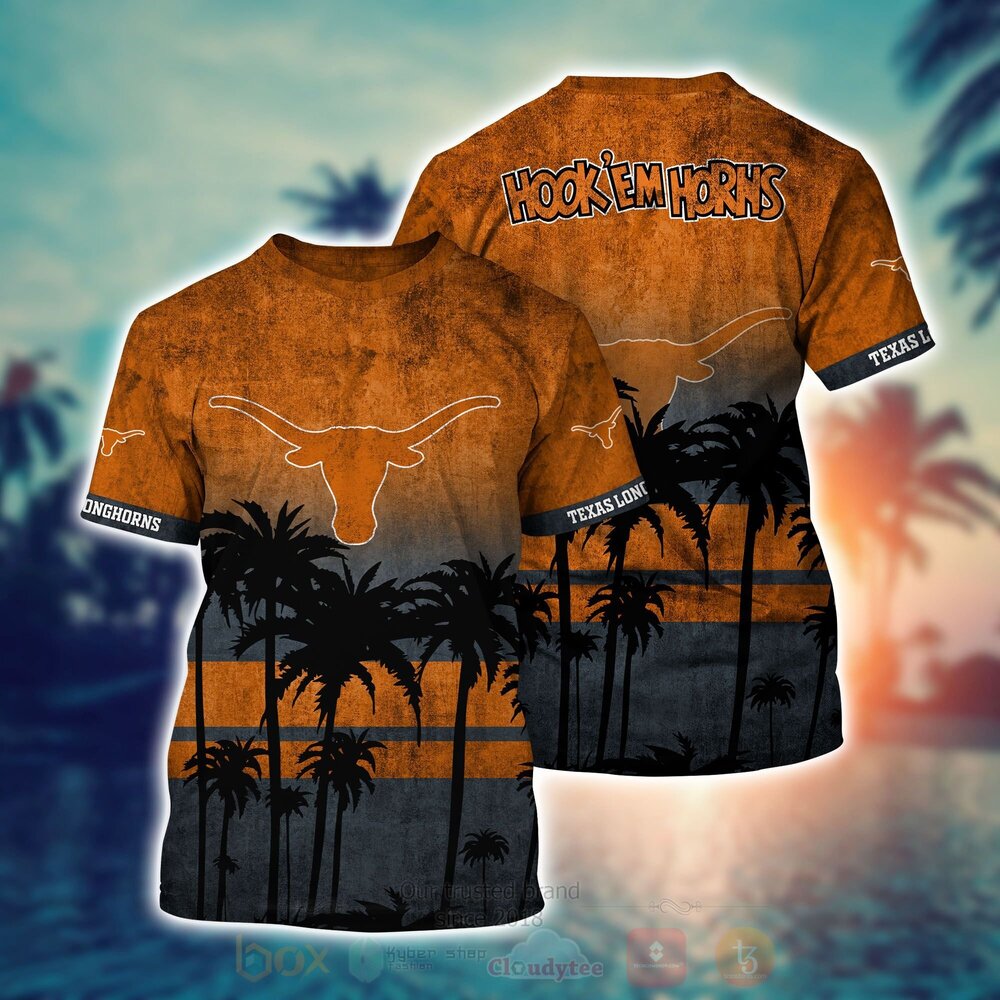 NCAA Texas Longhorns football Hawaiian Shirt Short 1