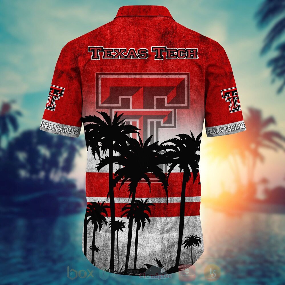 NCAA Texas Tech Red Raiders Hawaiian Shirt Short 1 2 3