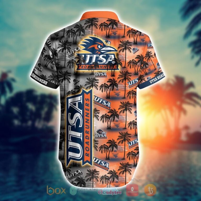 NCAA Utsa Roadrunners Coconut Hawaiian shirt Short 1 2