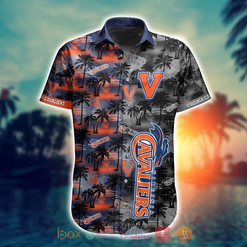 NCAA Virginia Cavaliers Coconut Hawaiian shirt Short 1