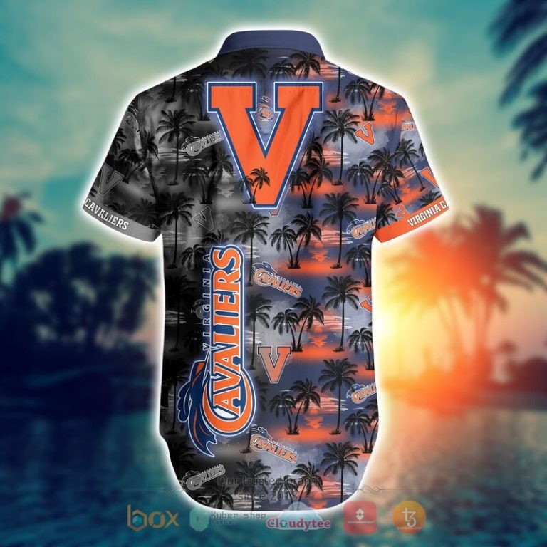 NCAA Virginia Cavaliers Coconut Hawaiian shirt Short 1 2