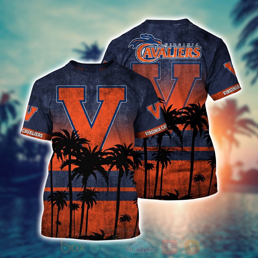 NCAA Virginia Cavaliers mens basketball Hawaiian Shirt Short 1