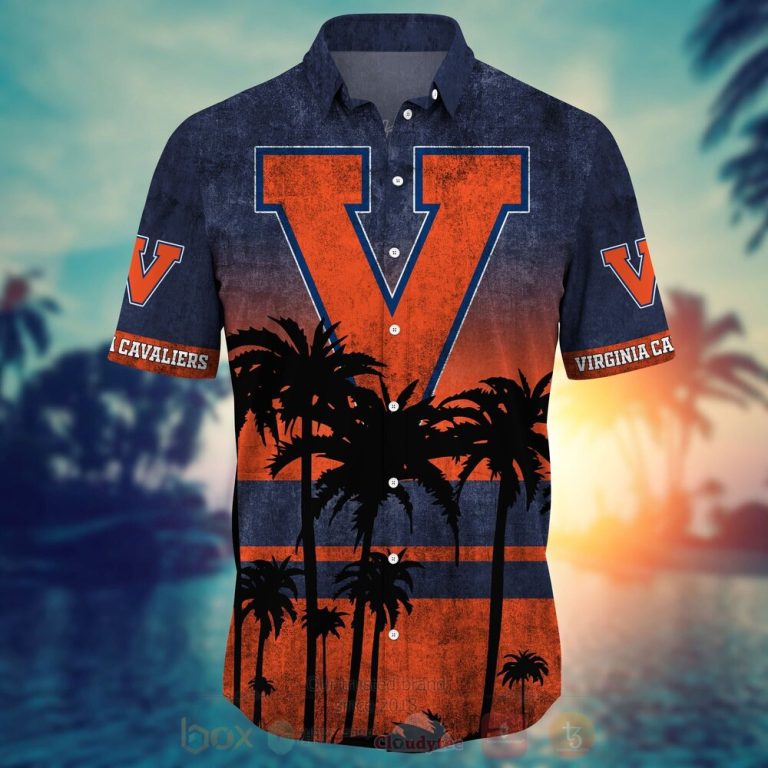 NCAA Virginia Cavaliers mens basketball Hawaiian Shirt Short 1 2