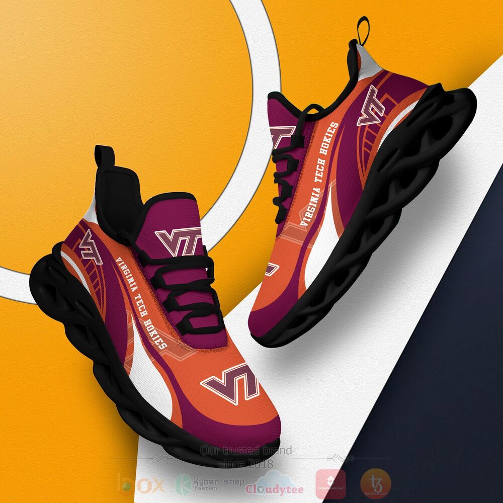 NCAA Virginia Tech Hokies football Clunky Max Soul Shoes 1