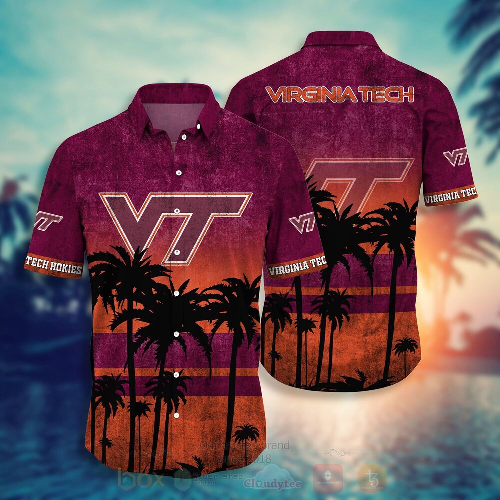 NCAA Virginia Tech Hokies football Hawaiian Shirt Short