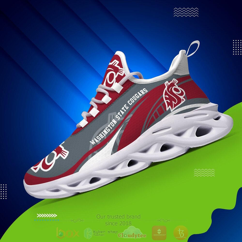 NCAA Washington State Cougars football Clunky Max Soul Shoes