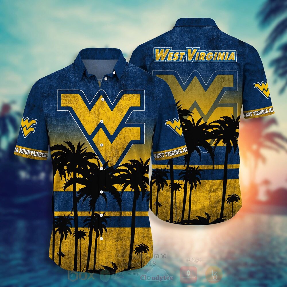 NCAA West Virginia Mountaineers Hawaiian Shirt Short