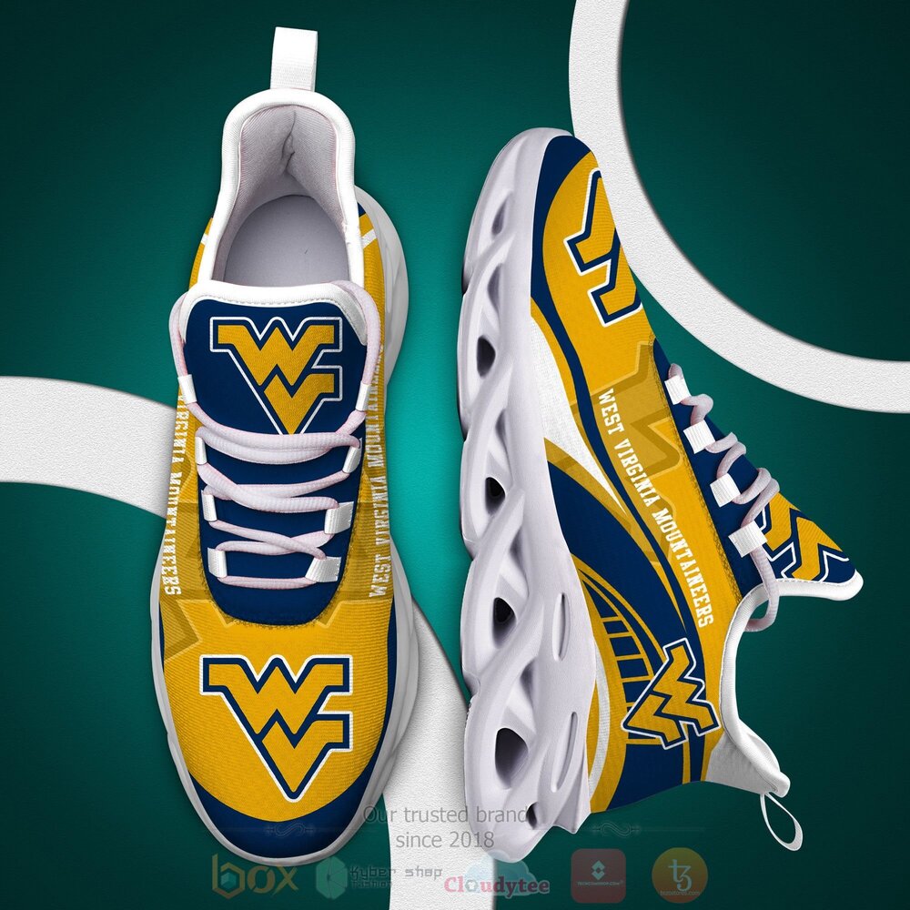 NCAA West Virginia Mountaineers football Clunky Max Soul Shoes 1