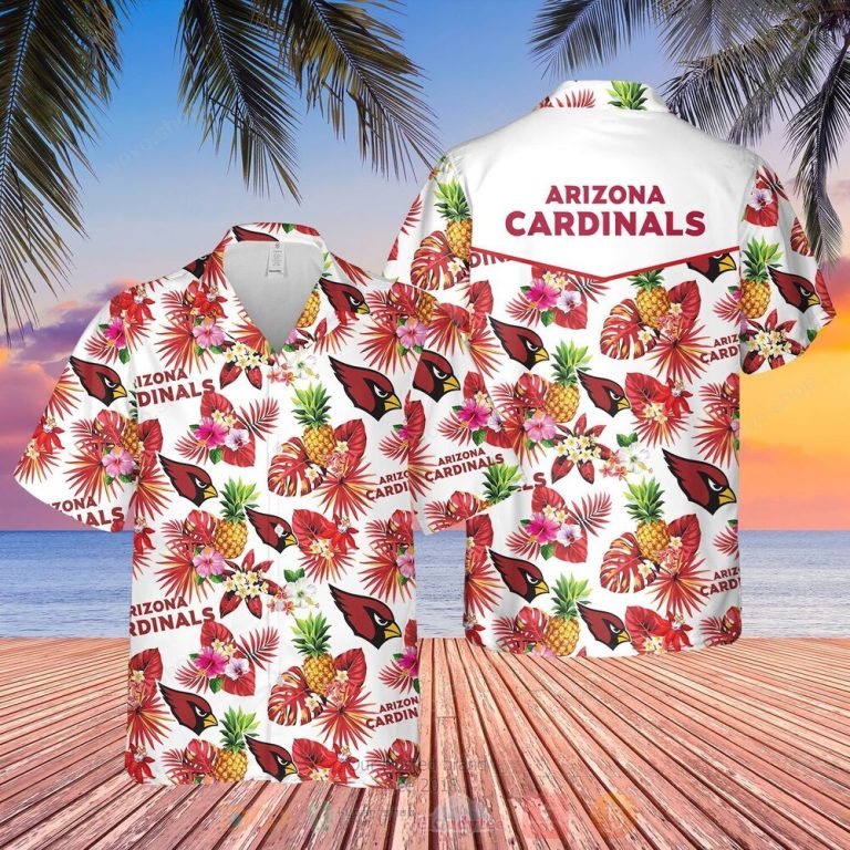 NFL Arizona Cardinals Hawaiian Shirt Short 1