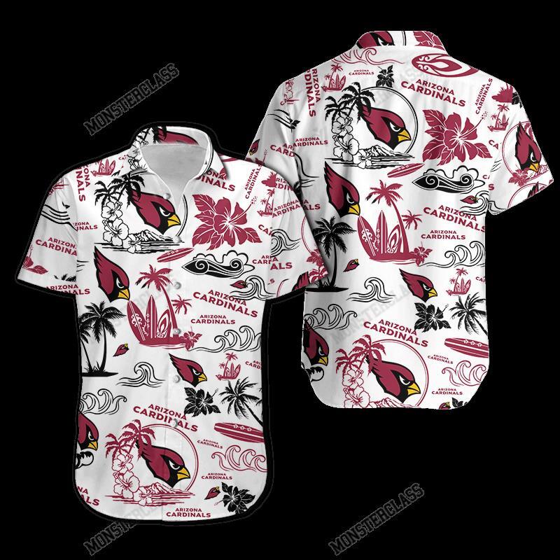 NFL Arizona Cardinals Island Hawaiian Shirt Short