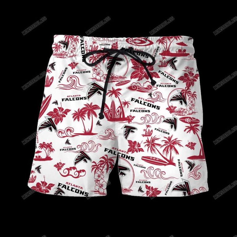 NFL Atlanta Falcons Island Hawaiian Shirt Short 1