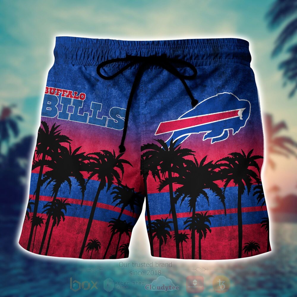 NFL Buffalo Bills Hawaiian Shirt Short 1 2 3 4