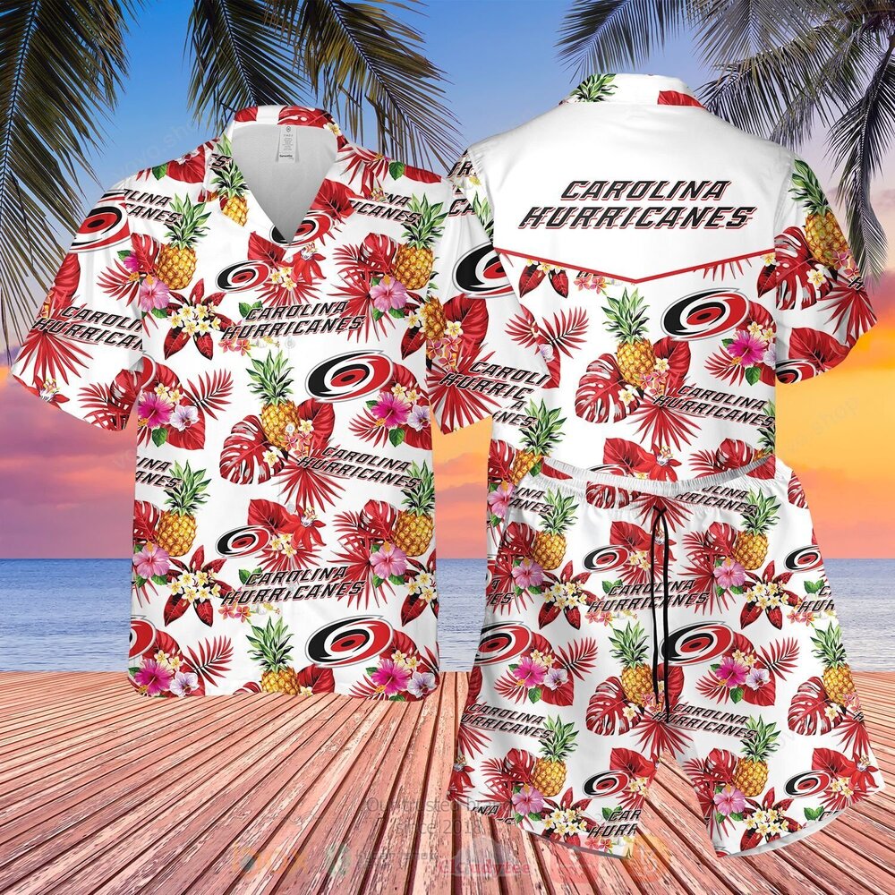 NFL Carolina Hurricanes Hawaiian Shirt Short