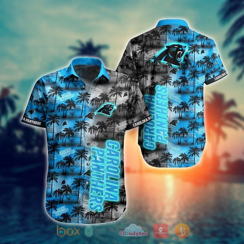 NFL Carolina Panthers Coconut Hawaiian shirt Short