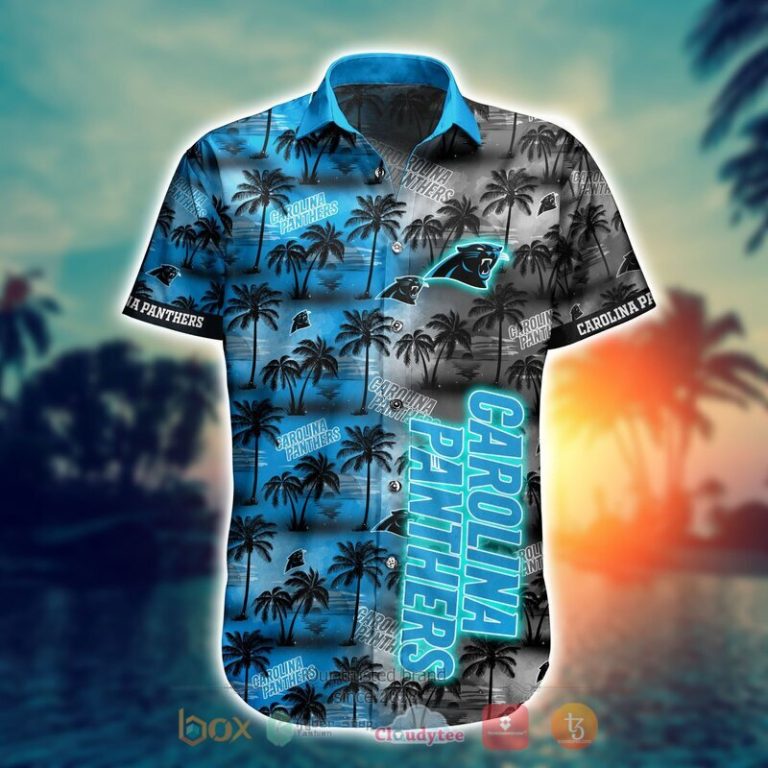 NFL Carolina Panthers Coconut Hawaiian shirt Short 1