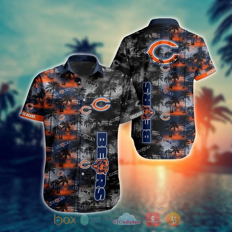 NFL Chicago Bears Coconut Hawaiian shirt Short
