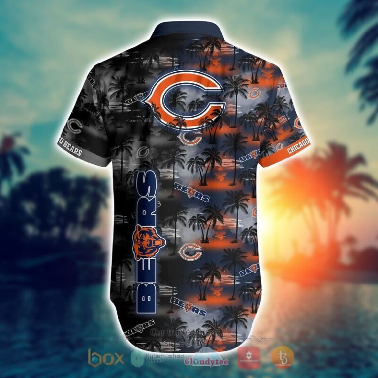 NFL Chicago Bears Coconut Hawaiian shirt Short 1 2