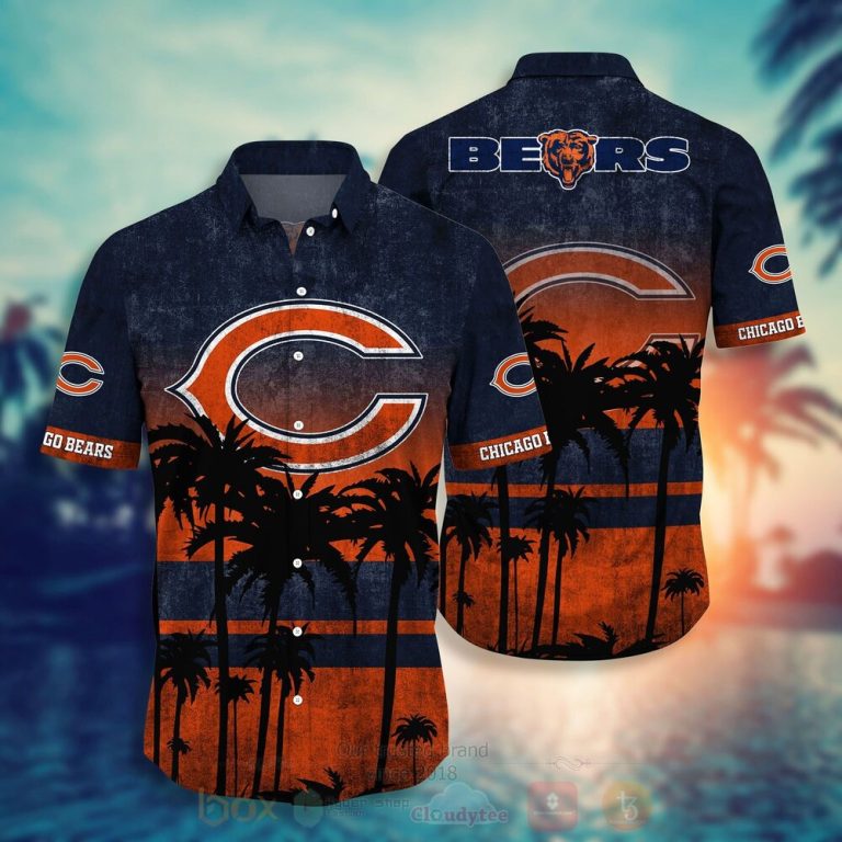 NFL Chicago Bears Hawaiian Shirt Short