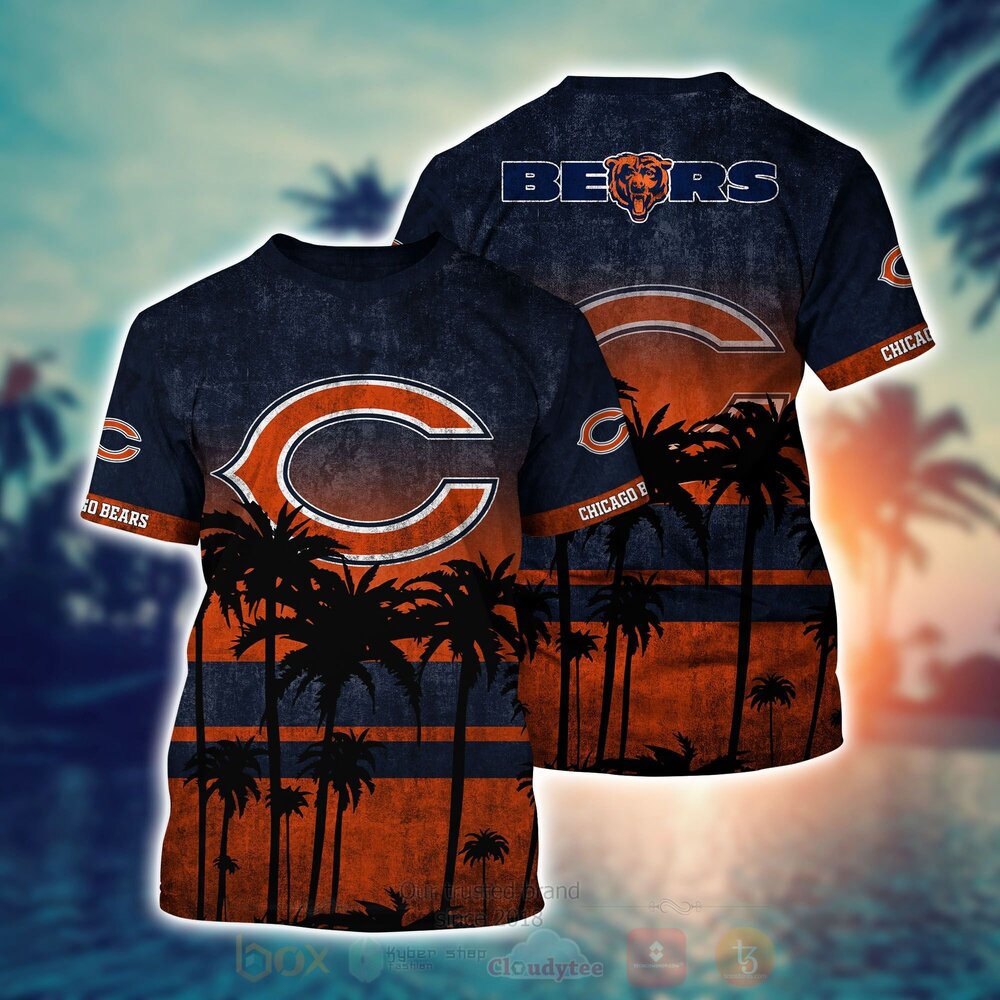 NFL Chicago Bears Hawaiian Shirt Short 1