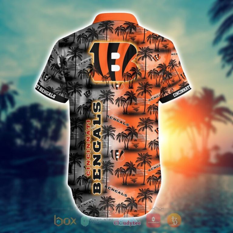 NFL Cincinnati Bengals Coconut Hawaiian shirt Short 1 2