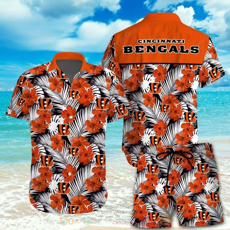 NFL Cincinnati Bengals Hawaiian Shirt Short