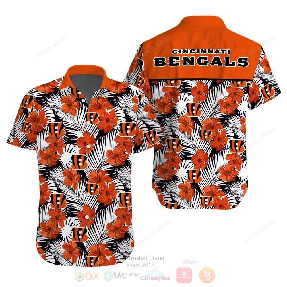 NFL Cincinnati Bengals Hawaiian Shirt Short 1