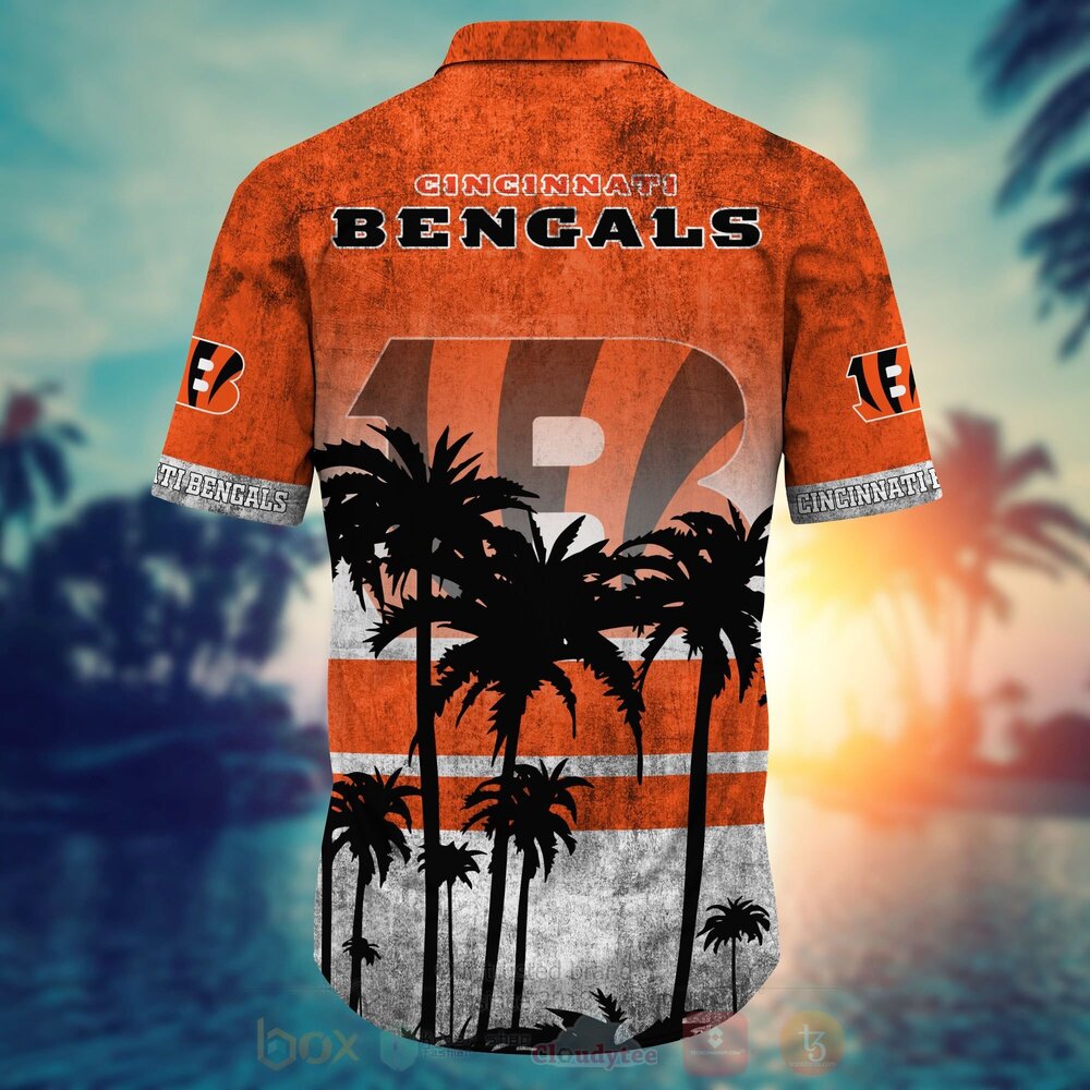NFL Cincinnati Bengals Hawaiian Shirt Short 1 2 3