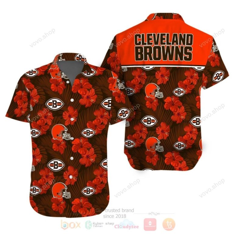 NFL Cleveland Browns Hawaiian Shirt Short 1