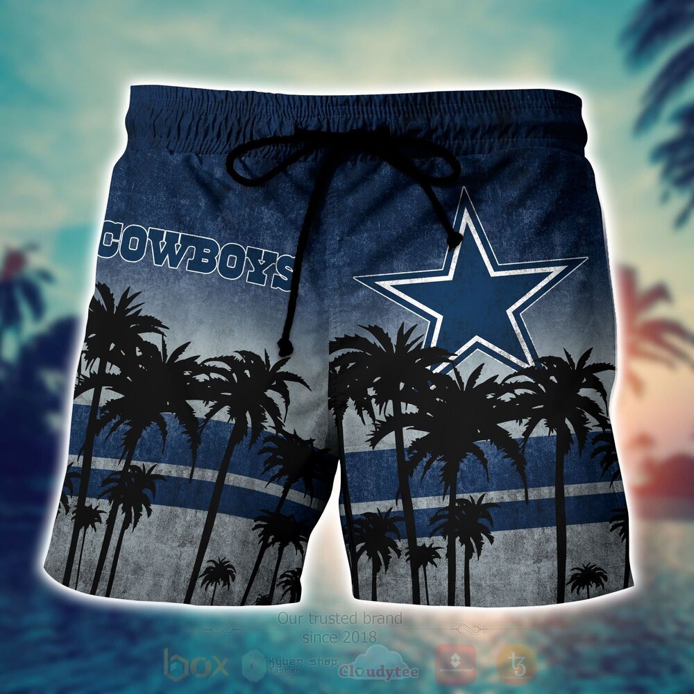 NFL Dallas Cowboys Hawaiian Shirt Short 1 2 3 4
