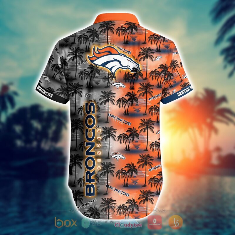 NFL Denver Broncos Coconut Hawaiian shirt Short 1 2