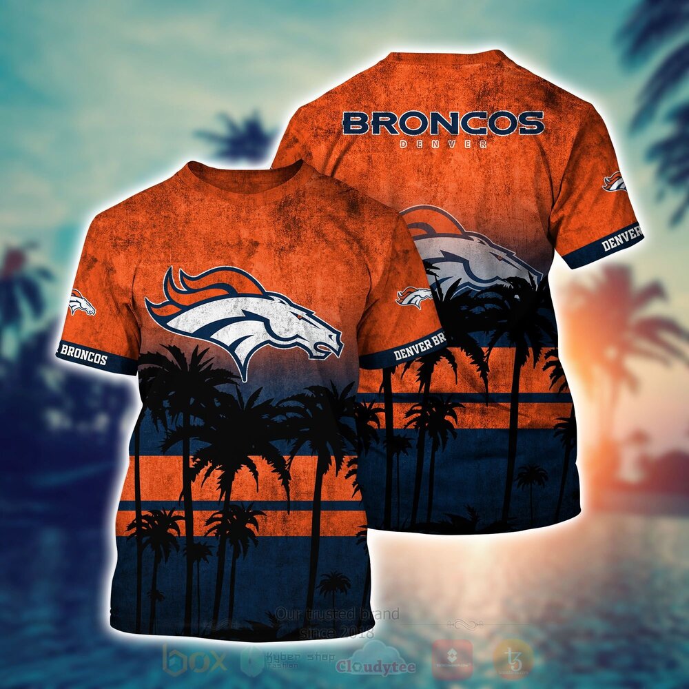 NFL Denver Broncos Hawaiian Shirt Short 1