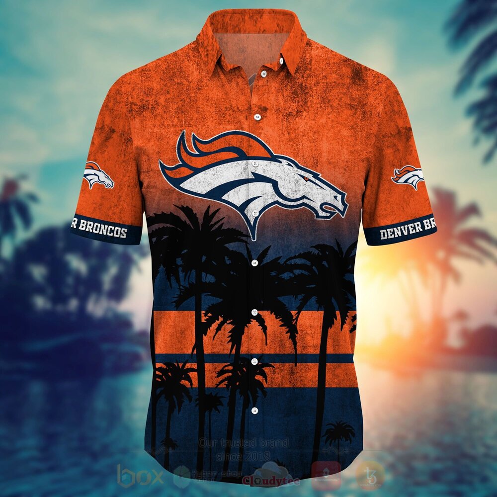 NFL Denver Broncos Hawaiian Shirt Short 1 2