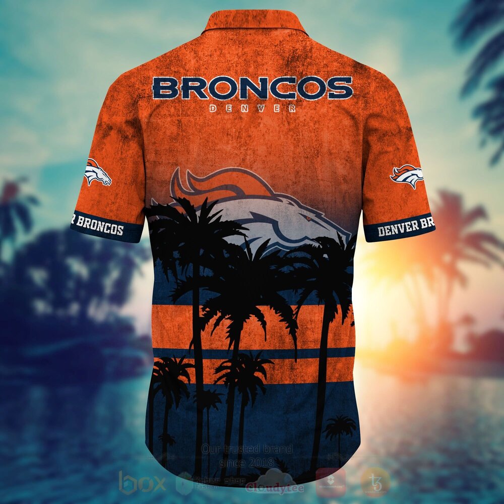 NFL Denver Broncos Hawaiian Shirt Short 1 2 3