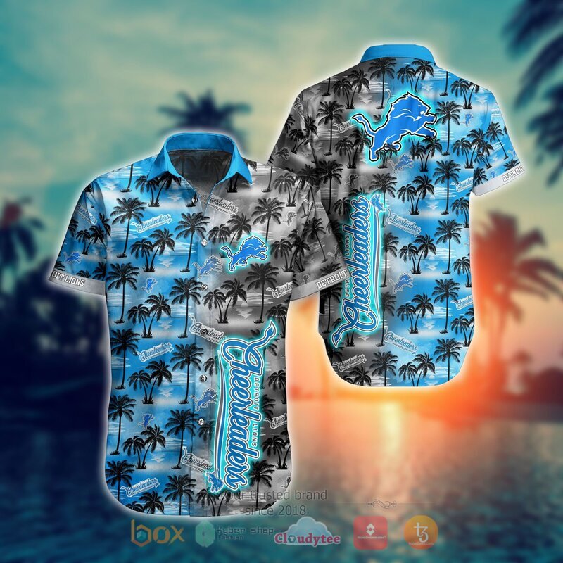 NFL Detroit Lions Coconut Hawaiian shirt Short