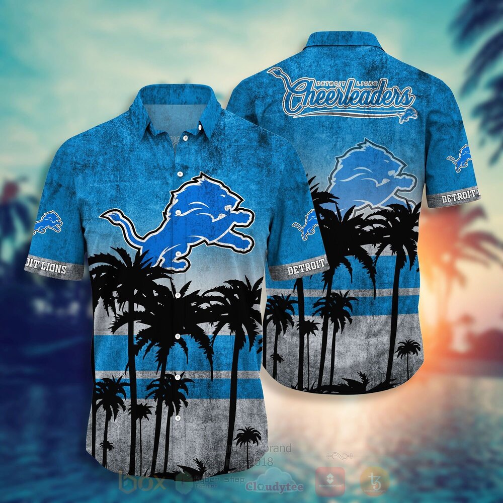 NFL Detroit Lions Hawaiian Shirt Short