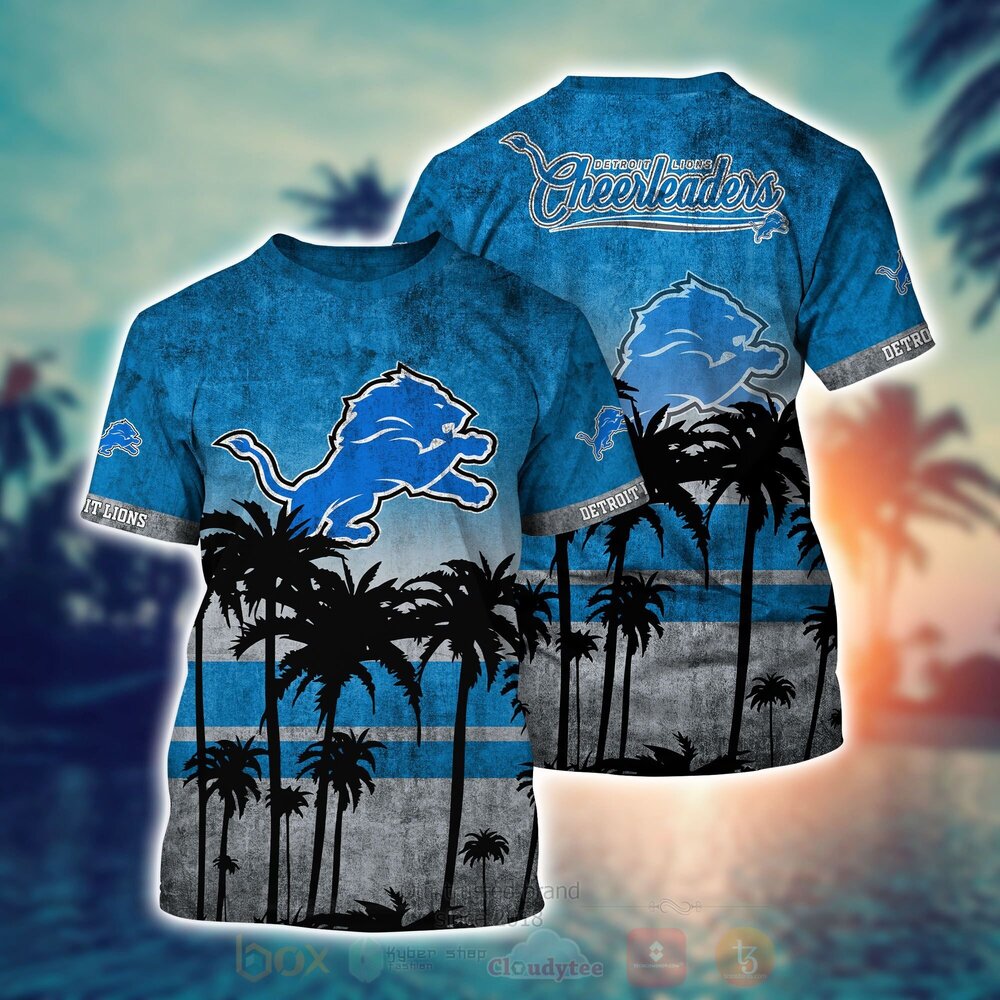 NFL Detroit Lions Hawaiian Shirt Short 1