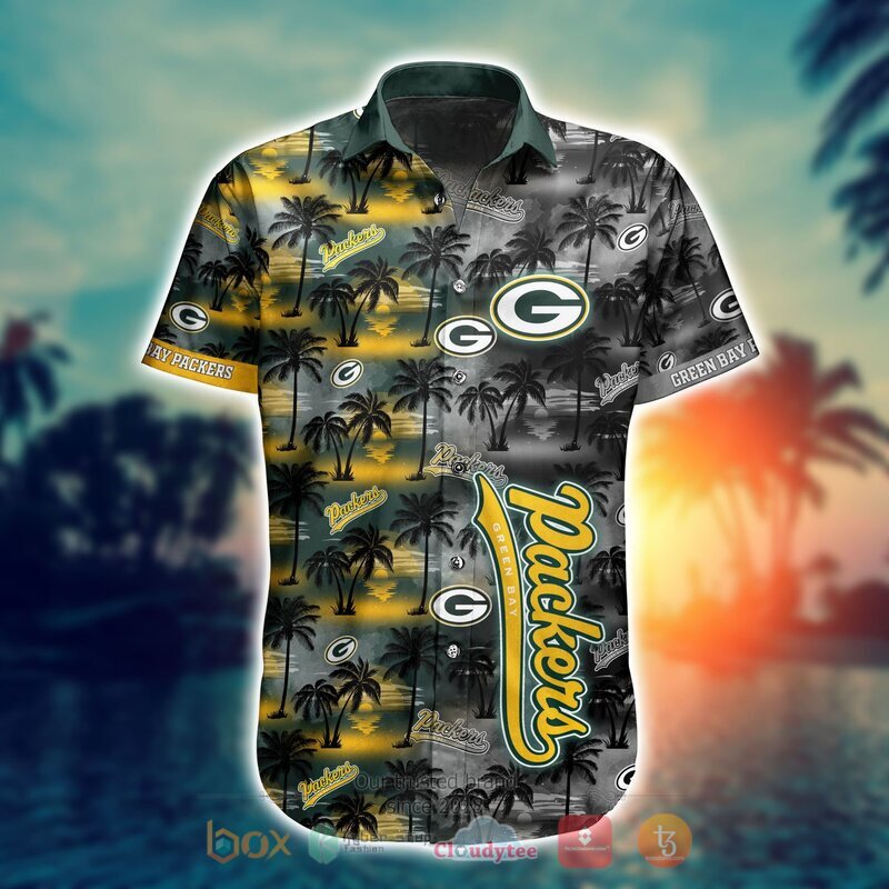 NFL Green Bay Packers Coconut Hawaiian shirt Short 1